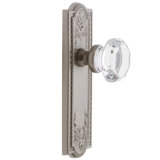 Grandeur Parthenon Plate Privacy with Chambord Crystal Door Knob