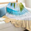 Jeté en molleton transparent ultra doux, imprimé Palm Sunny Beach-130070676