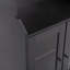 Armoire haute polyvalente avec courbes gracieuses et tablettes réglables pour le rangement-1594768634