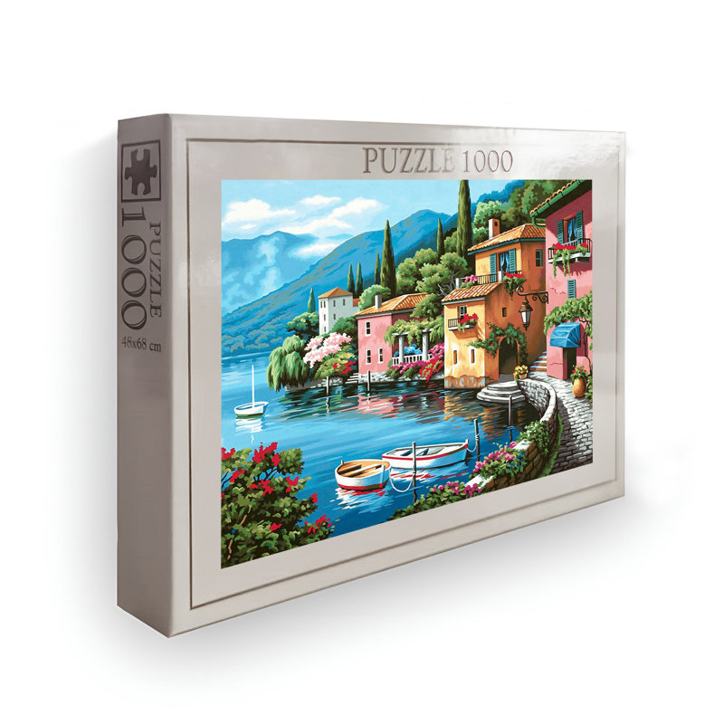 Casse-tête 1000 pièces, 26,8 po x 18,9 po | Conception 100% carton de haute qualité et éclatante | Parfait pour le plaisir en famille, le soulagement du stress et les jeux éducatifs | Cadeau pour adultes et enfants | Dimensions de la boîte: 13,2 po x 9,1 po x 2,0 po
