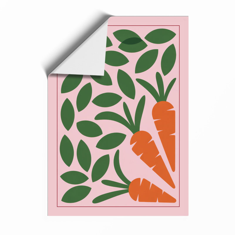 Carrots In Bloom Botanical - Print, Unframed, A1 - 84.1 x 59.4 cm