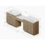 Meuble-lavabo double 108 po Disar-117787979
