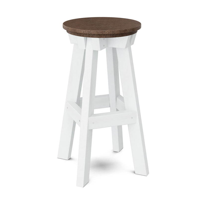 Tabouret Heritage, Brun Tudor / blanc