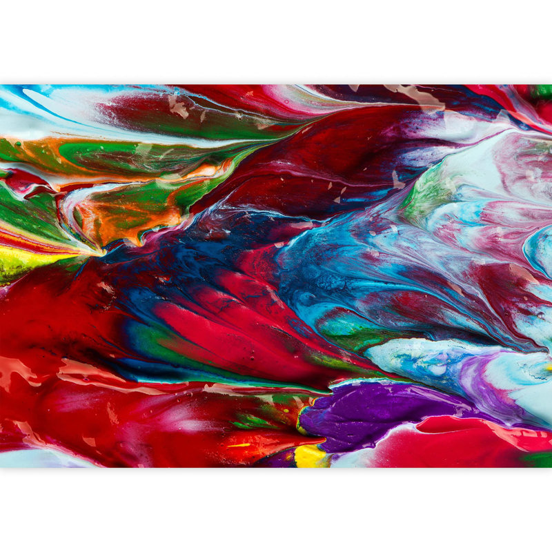 Panneau abstrait, L 100 po x l 144 po