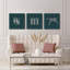Laundry Laundry I - Ensemble de 3 impressions sur toile tendue-88160593