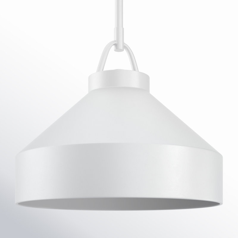 Orion 1 - Light Dome Pendant, White, 49.25" H x 12" W x 12" D