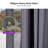 PURPLE LEAF Louvred Pergola with Netting and Curtains-96924934