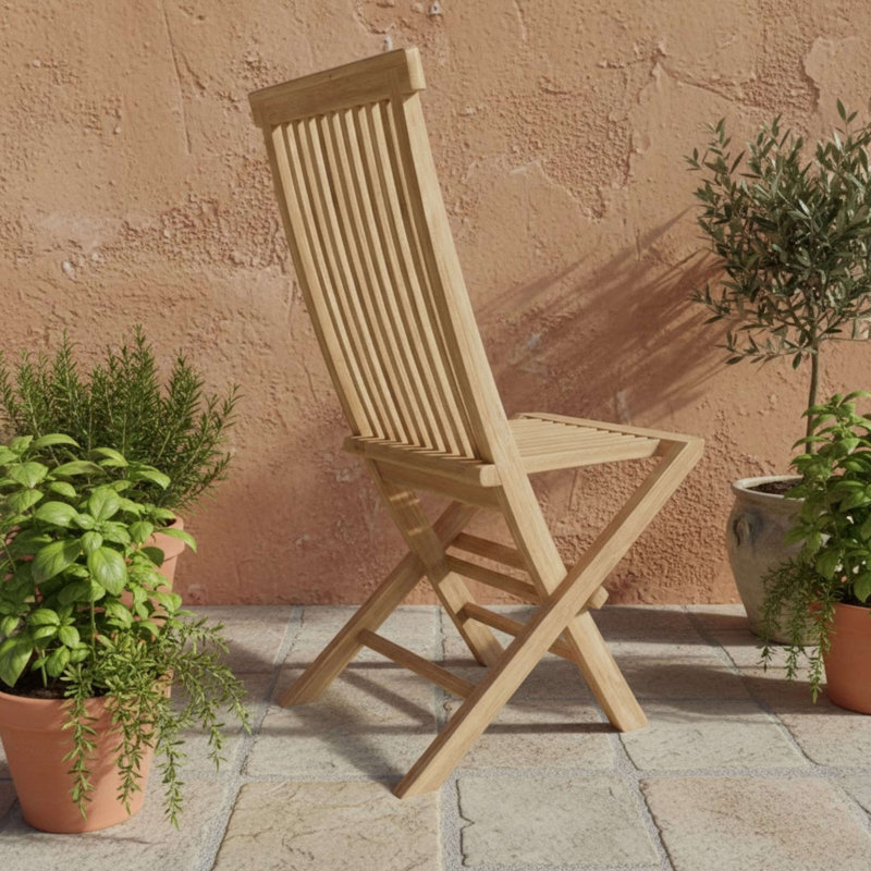 Classic Outdoor Teak Dining Side Chair