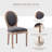 Chuk Mid-Century King Louis back solid wood dining chairs-1631152216