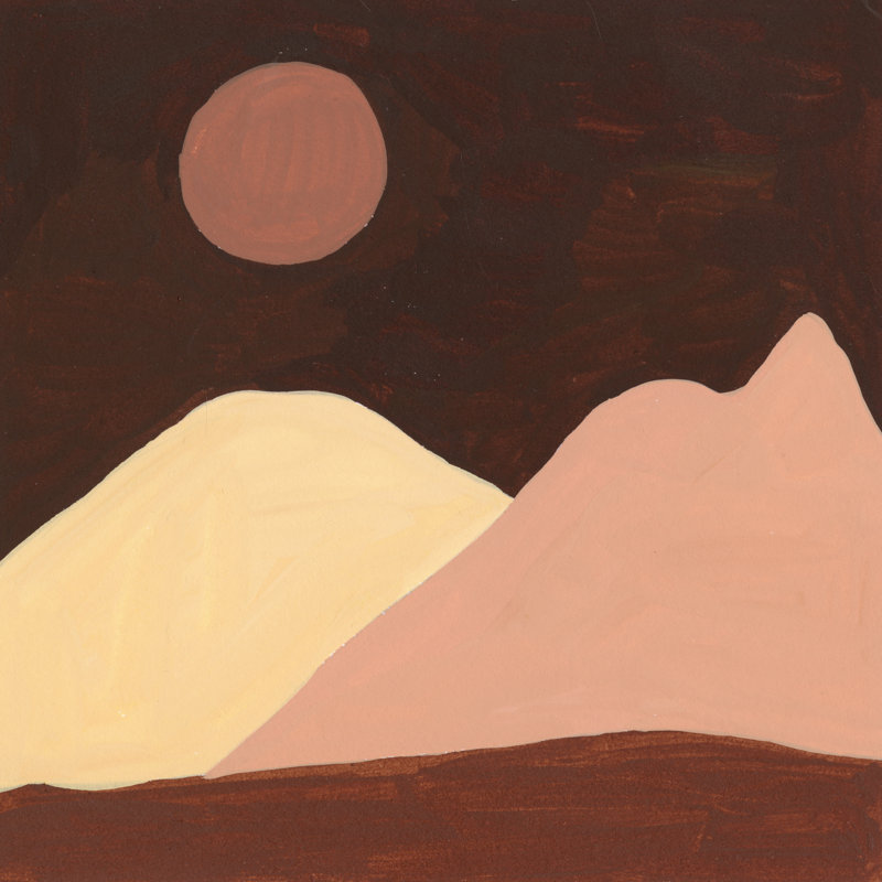 Late Summer II by Melissa Wang - Wrapped Canvas Painting, 30cm H x 30cm W x 3.8cm D