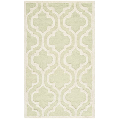 Cannen Hand Tufted Wool Geometric Rug