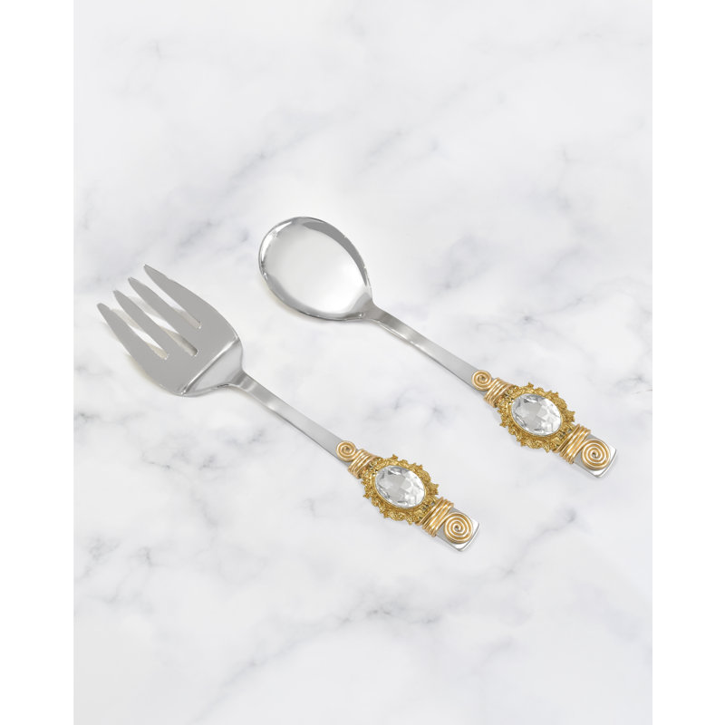 Davinci Stainless Steel Salad Servers