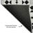 Premium Machine Washable Tweedy Black Rug-569690033