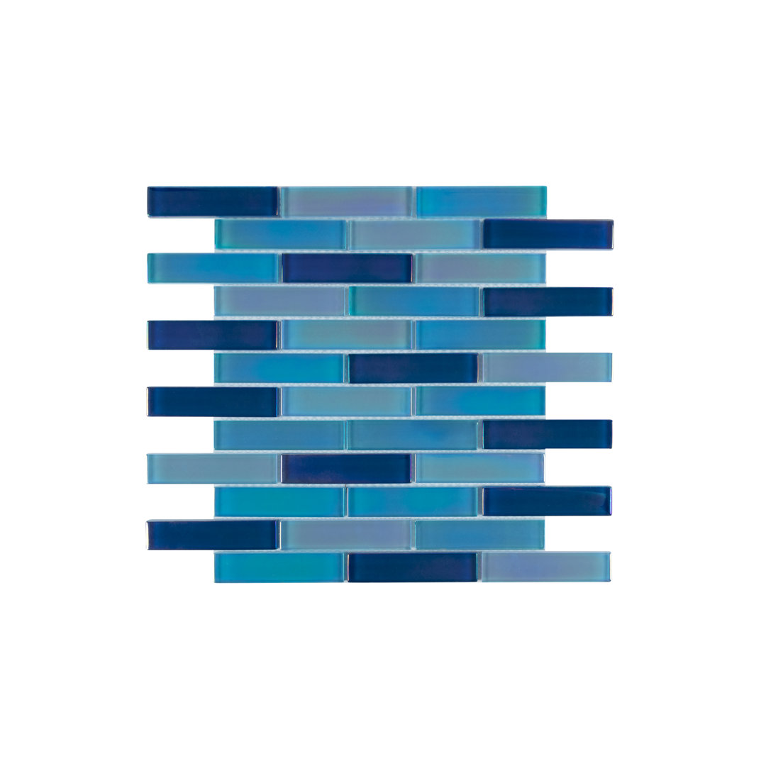 Reflections 1" x 4" Glass Linear Mosaic Tile WS Tiles® 