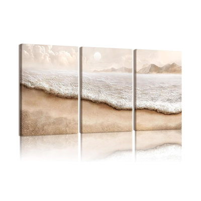 3 Piece Wrapped Canvas Wall Art