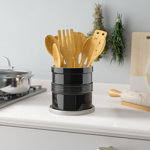 Ceramic / Porcelain Round Utensil Crock