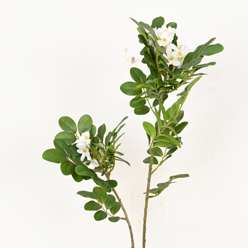 Arrangement floral de 36 po pour décoration de vase Bauhinia, Blanc