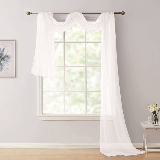 Eider & Ivory™ Hallmark Linen Semi-Sheer Curtain Pair & Reviews | Wayfair