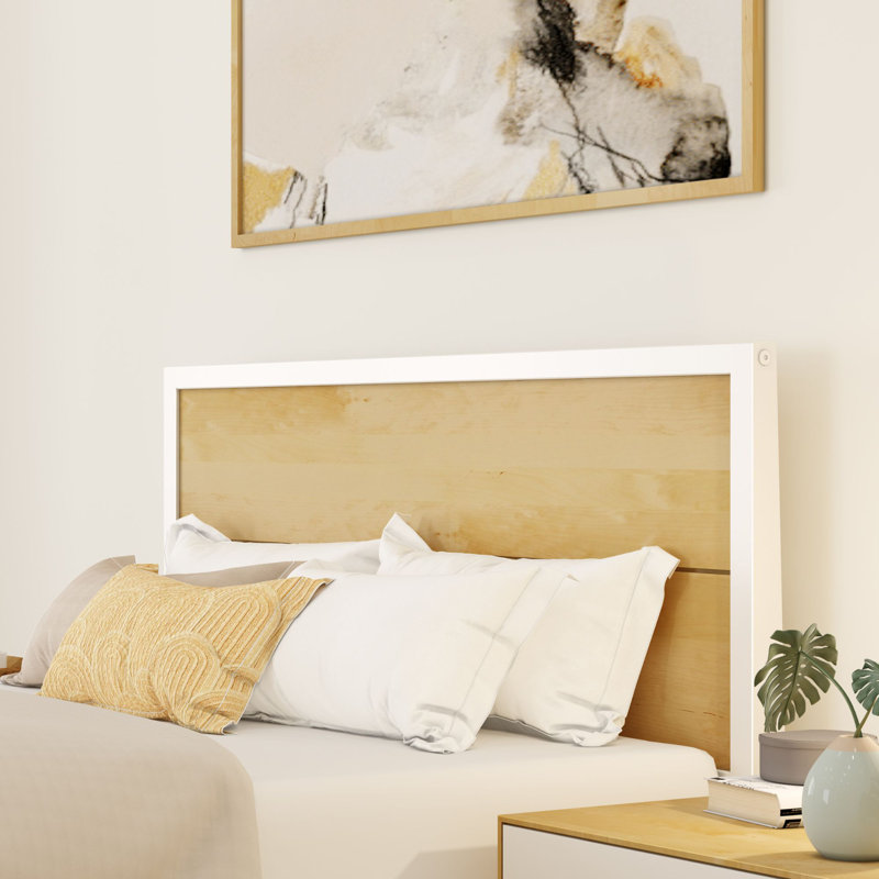 Lauritzen Solid Wood Panel Bed, Full
