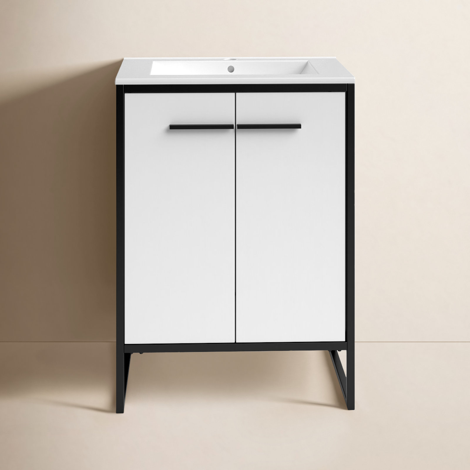 Saray 24'' Single Bathroom Vanity, White