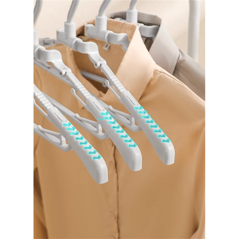 Cintre de voyage compact pliant, 5