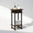 Furinno Turn-N-Tube Tall Nightstand with Bin, Espresso/Brown-1185274340-1144261327