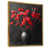Toile avec cadre flottant or