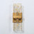 Glamorous 2-Light Brass Wall Sconce