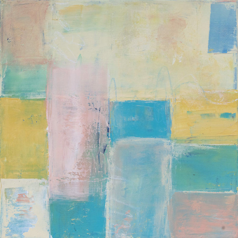 Sweet Vibes - Wrapped Canvas Painting, 30cm H x 30cm W x 3.8cm D