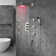 Trialo Solid Brass LED Rain Shower Head Color Changing with Temperature Responsive Design