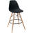 Carino Crimmins Metal Bar Stool – Eiffel Leg Counter Bar Height Stool with Curved Back for Kitchen Island, Breakfast Bar, or Pub Table, Home Bar-26860177