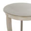 Table de bout moderne en bois massif Tutuala - Design traditionnel avec courbes inclinées et tablette de rangement inférieure-753768471
