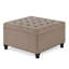 Table basse avec rangement à garniture cloutée 30 po x 30 po x 18 po