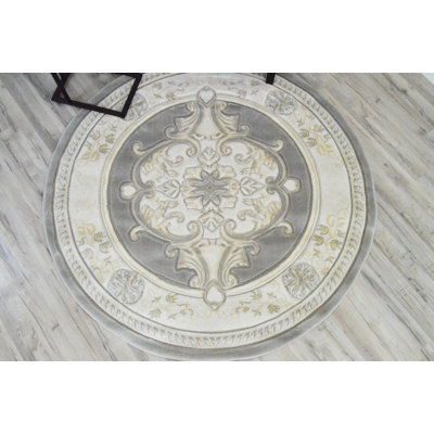 Tapis oriental gris Ramsel