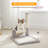 Cat Scratch Column, Double Cat Scratch Post with Removable Pompom