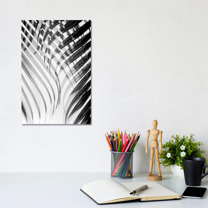 Chicago Minimal Urban Blueprint Map - Wrapped Canvas Painting, 20.32 cm H x 30.48 cm W