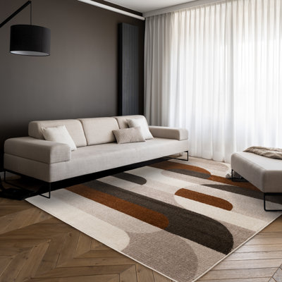 Mentko Power Loom Geometric Area Rug
