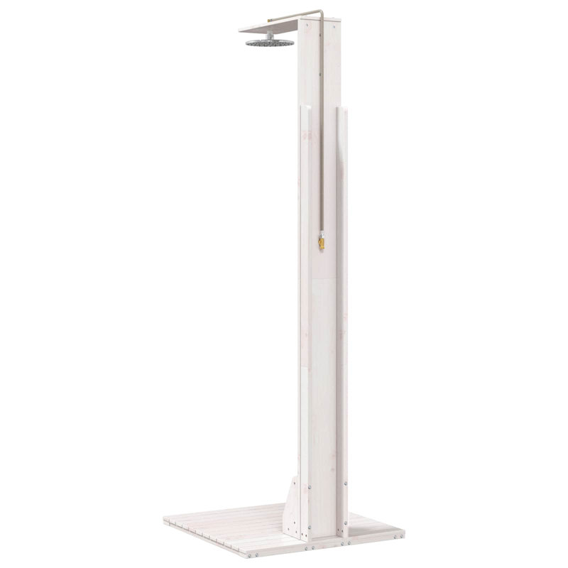 Outdoor Shower and Footwash Spout, White Oak