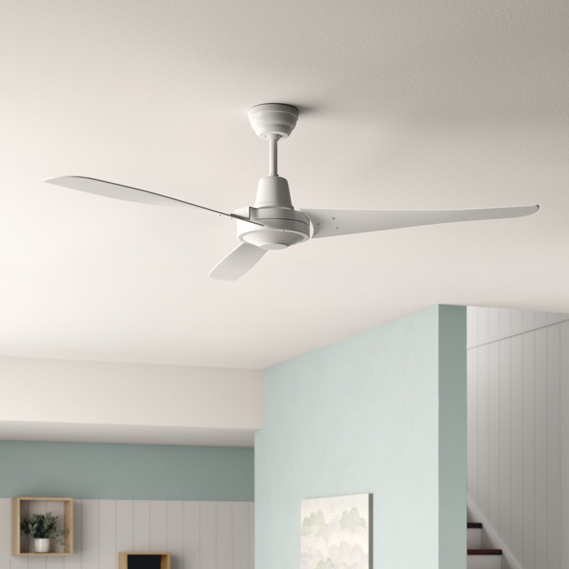 Nunn 140cm Ceiling Fan, White, Remote is not included