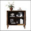 Armoire de rangement avec portes symétriques Sunburst et tablettes réglables-309629660