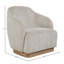 Chaise d'appoint rembourrée Marielle