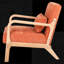 Fauteuil d'appoint Mid Mid Century-144583579
