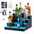 LED Lighted Liquor Bottle Display Bar Shelf RF & App Control 16" 4-Step