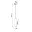 Jacky 1 - Light Black Cylinder Pendant-453993381-500155599