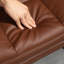 Fauteuil de direction, fauteuil de bureau ergonomique en cuir synthétique, fauteuil inclinable et pivotant avec repose-pieds et support lombaire-911949853