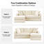Wimberly Slipcovered Down Fill Sofa with Interchangeable Chaise Lounge-1824060510