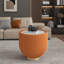 Table basse d'appoint moderne en cuir PU-980885947