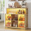 Wine Cabinet with RGB Lighting, Charging Station, 4 Removable Wine Racks (Exclude Refrigerator)-1174732076