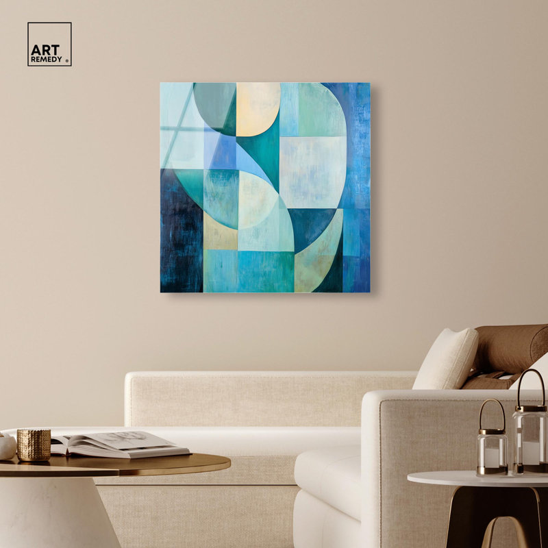 Décoration murale moderne Color Blocks I par Art Remedy, prête à être accrochée, H 40 po x l 40 po