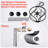 Avers 6 - Light Unique Geometric Chandelier Wrought Iron Accents(18.9")-577359108